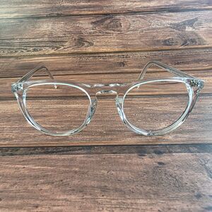 Warby Parker Women's Clear Frame Glasses Haskett 49-22-145 Optical‎